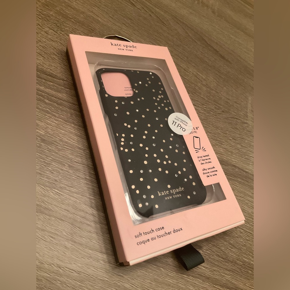 KS iPhone 11 Pro case ♠️ blk+metallic